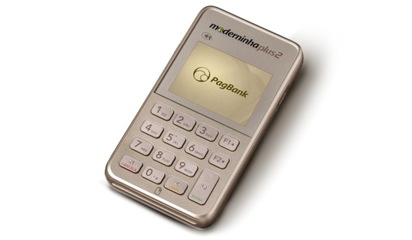 Moderninha Plus 2 PagBank maquininha de entrada com 4G