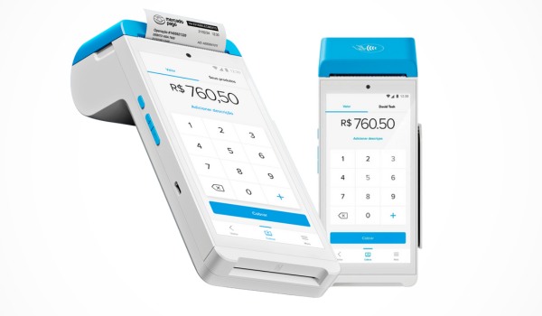 Point Smart 2 Mercado Pago maquininha Android com tela touchscreen